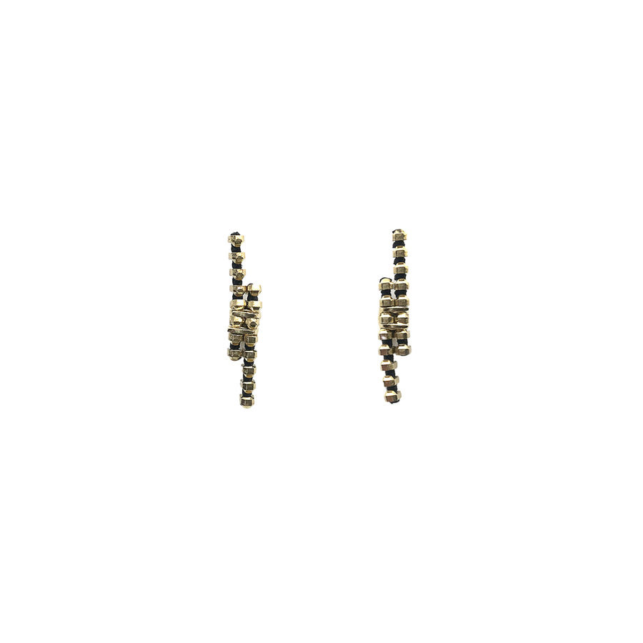 Short Line Earrings - Gold