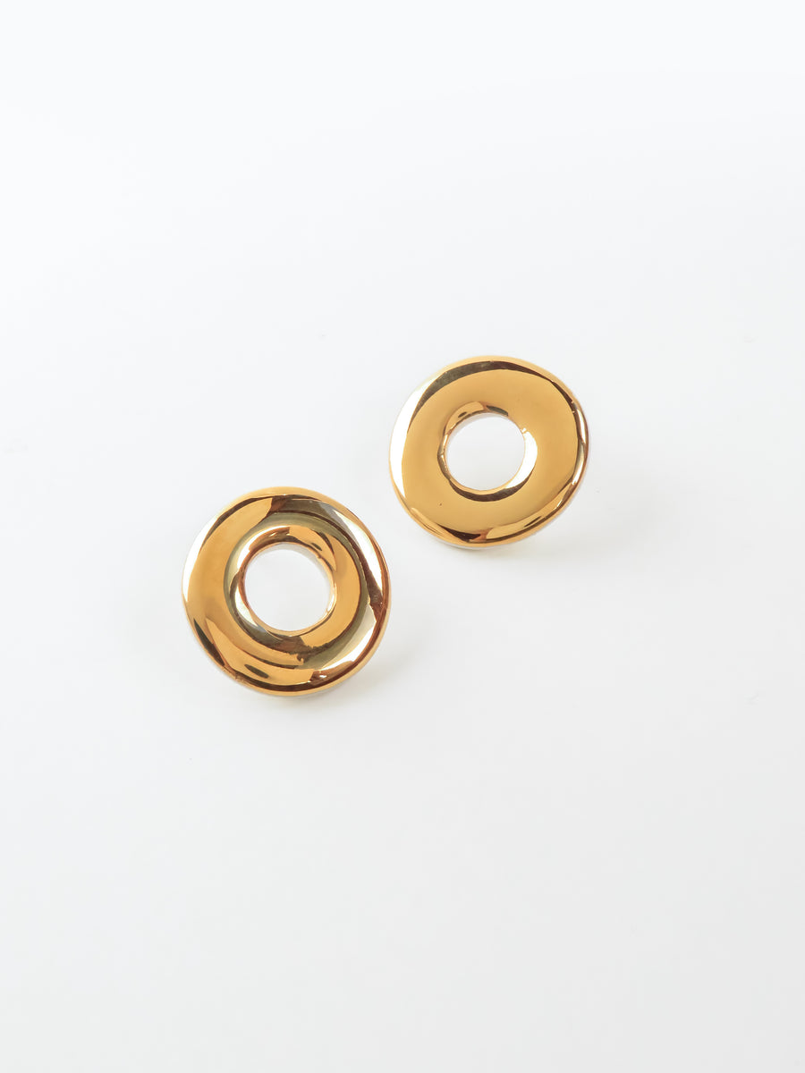 Golden Sun Earrings - Gold