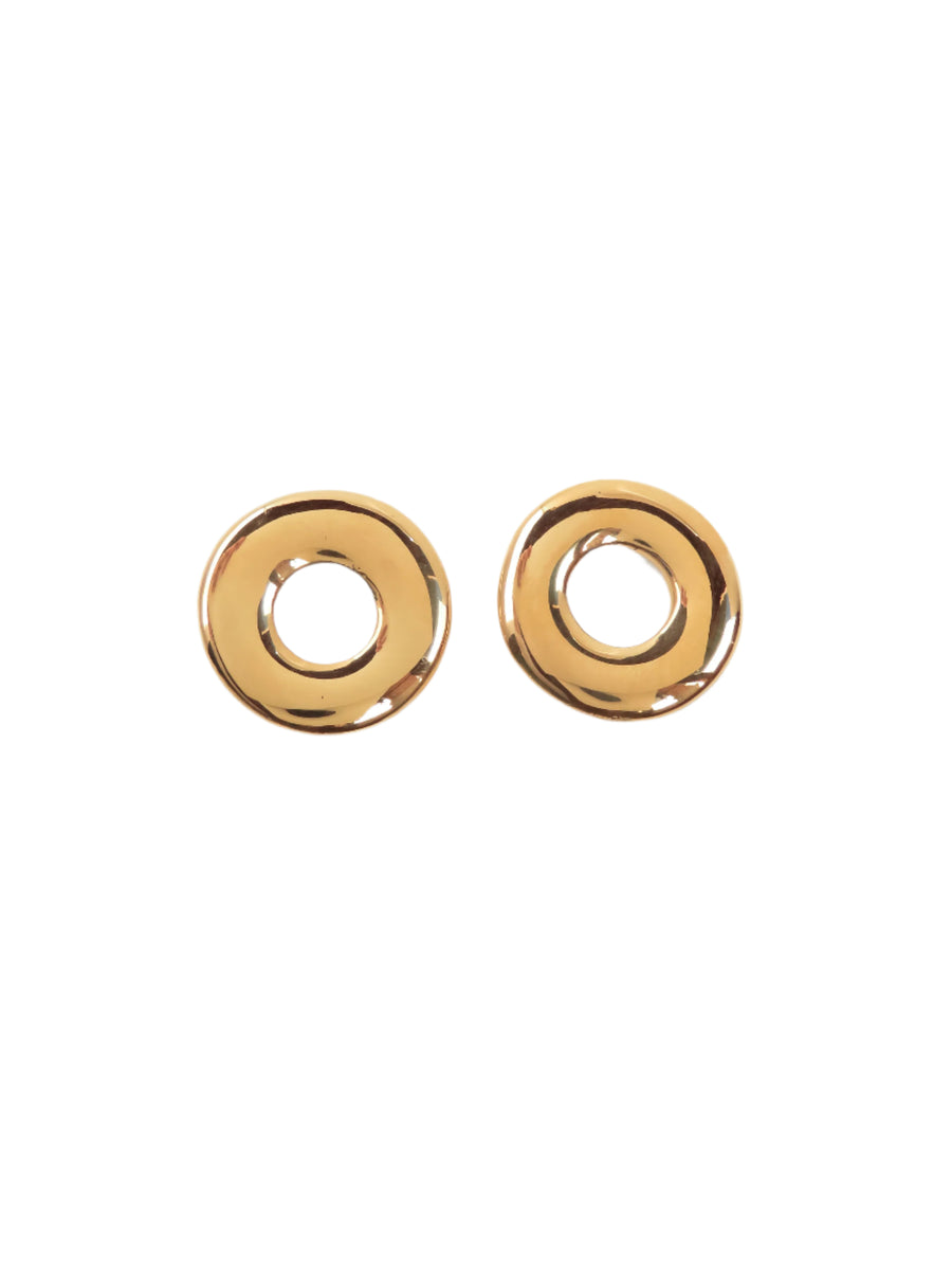 Golden Sun Earrings - Gold