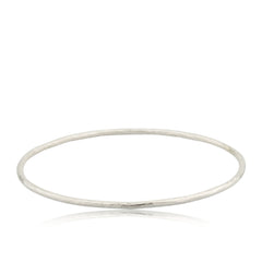 STERLING SILVER HAMMERED BANGLE