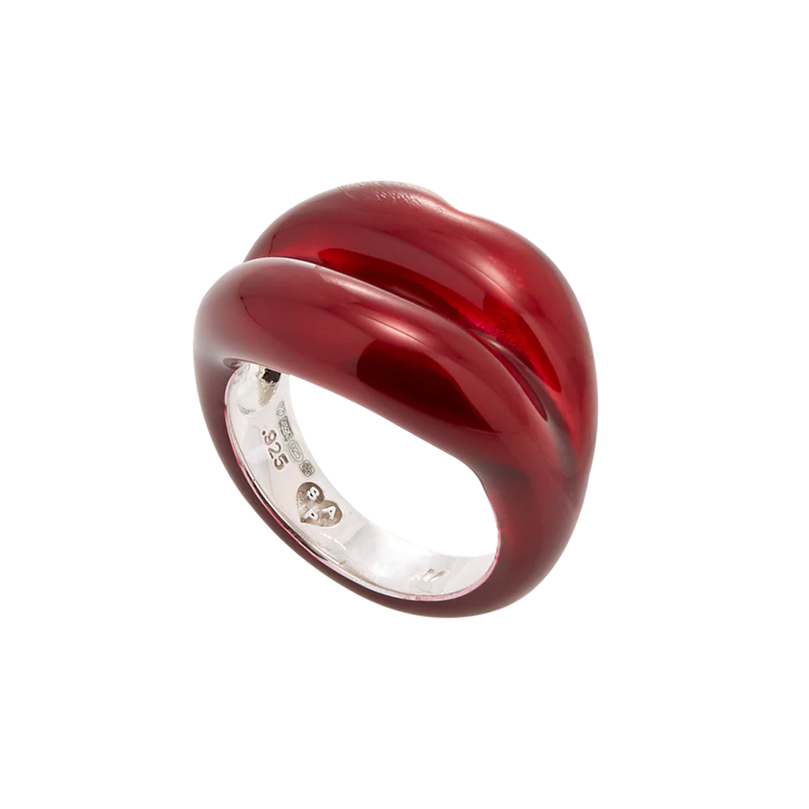 Hotlips Juicy Red Ring- Size 6