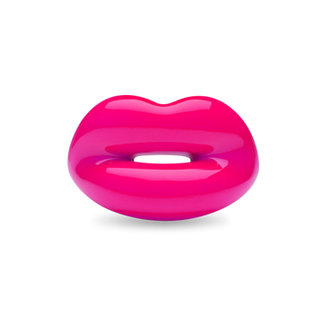 Hotlips Neon Pink Ring- Size 6