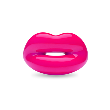 Hotlips Neon Pink Ring- Size 8