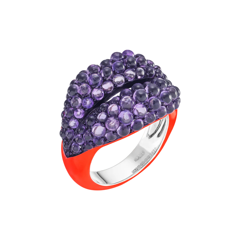 Hotlips Amethyst ring - size 7