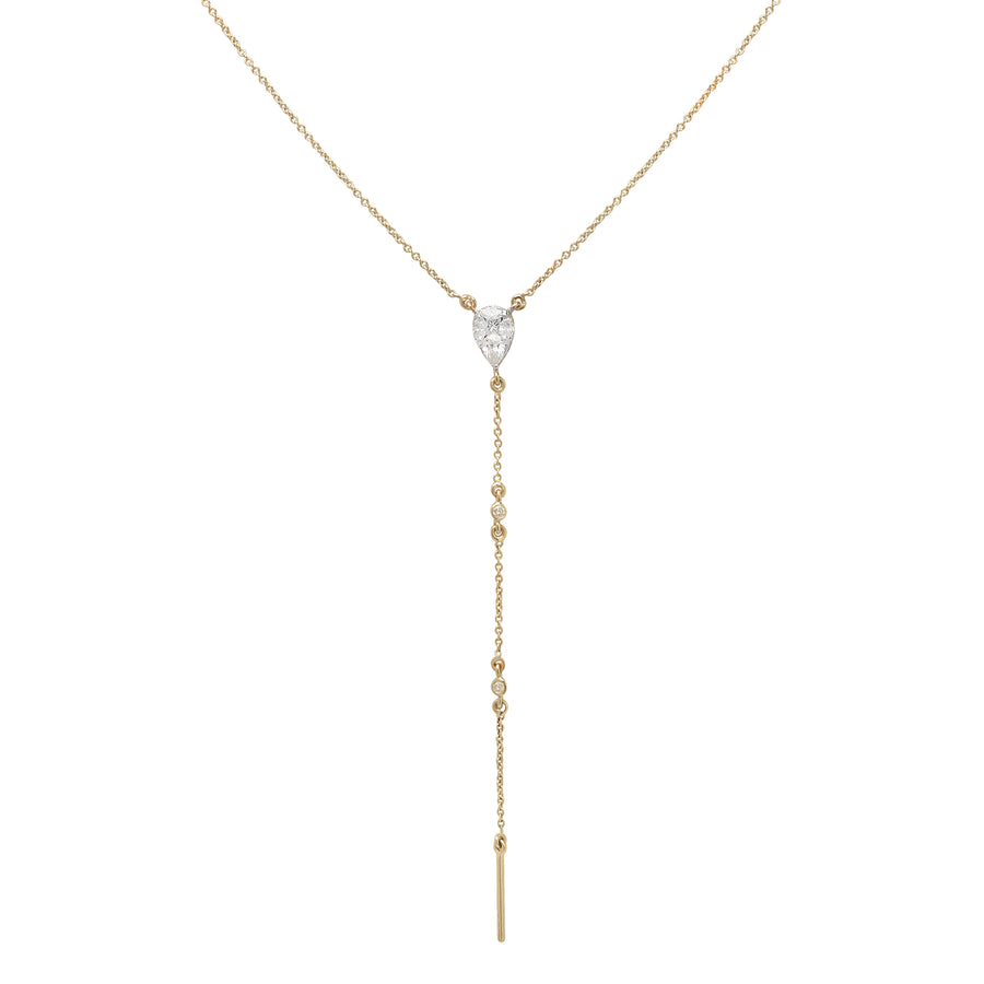 Illusion Pear Drop Necklace