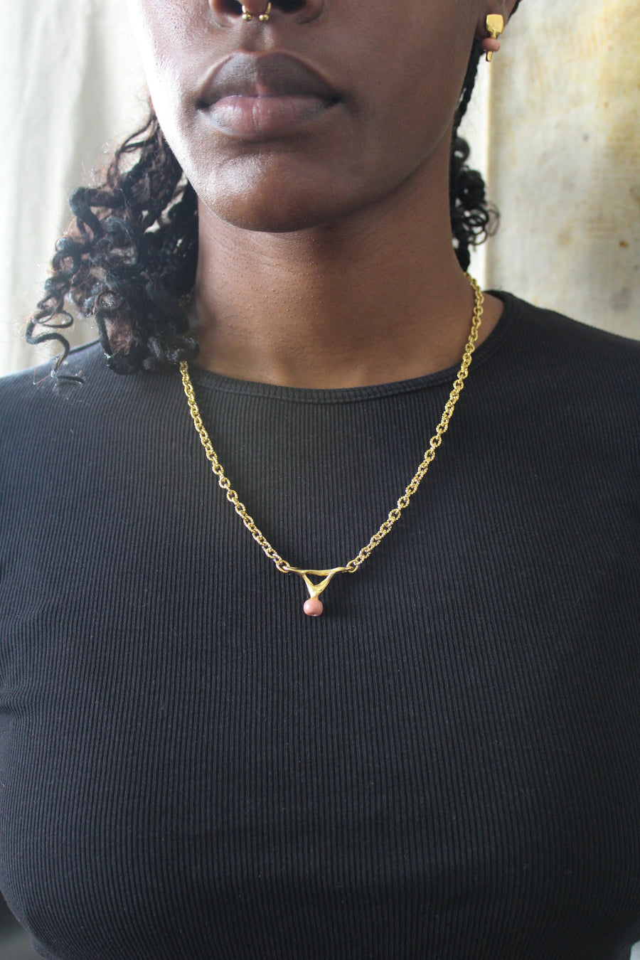 Divine Time Single Bead Necklace