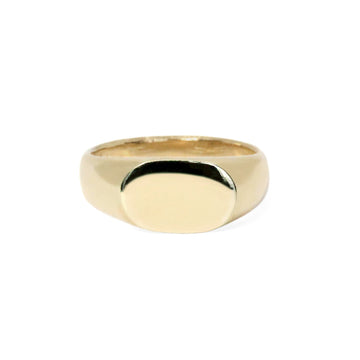 Gold Jorie Signet Ring - 5.5