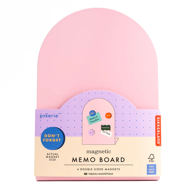 PINK MAGNETIC MEMO BOARD