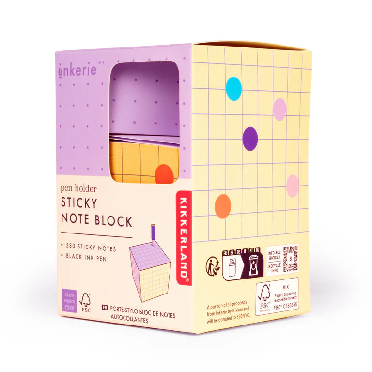 Sticky Note Block/ Pen Holder