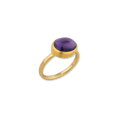 one-of-a-kind  JELLYBONBON oval AMETHYST RING - SIZE 6