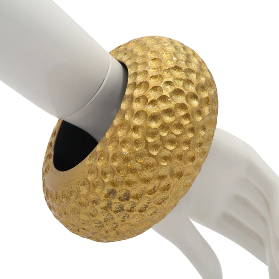 Gold Iris Bangle