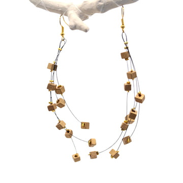 Gold Pashmina Earrings