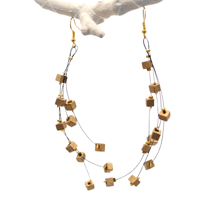 Gold Pashmina Earrings