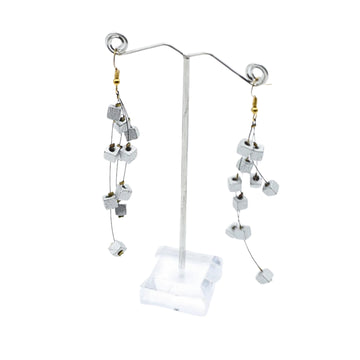 Silver Pashmina Earrings