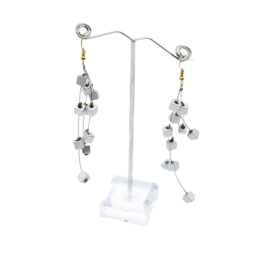 Silver Pashmina Earrings