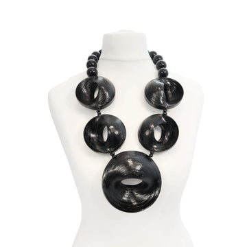Bamboo UFO Necklace