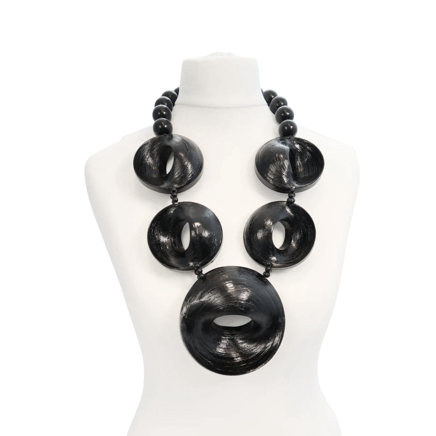 Bamboo UFO Necklace
