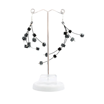 Black Pashmina Earrings