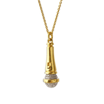 Use Your Voice Necklace- Gold
