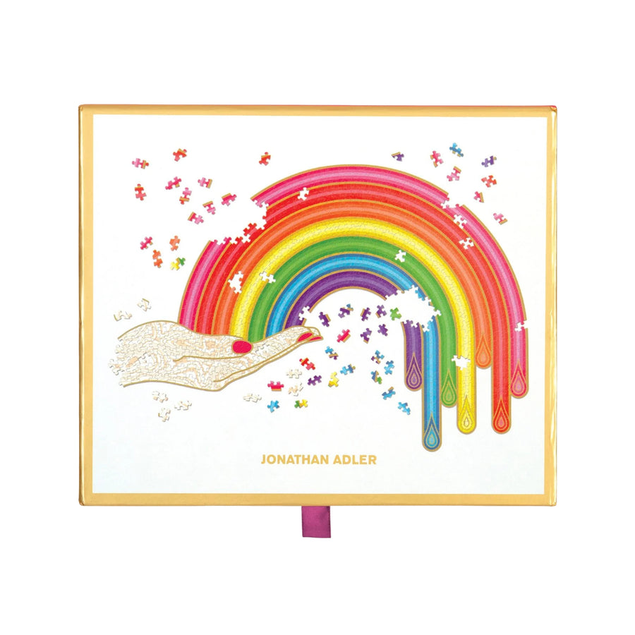 Jonathan Adler Rainbow Hand 750 Piece Shaped Puzzle