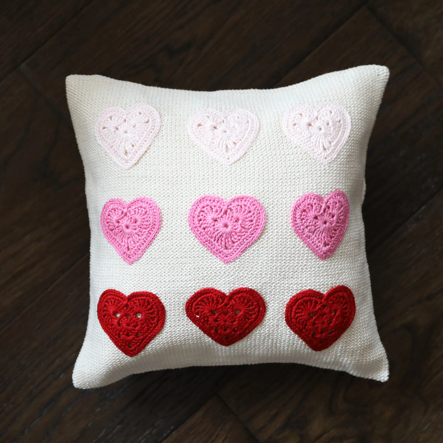 Valentine Hearts Pillow