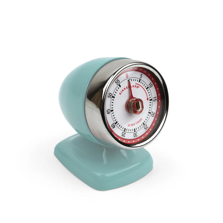 BLUE VINTAGE STREAMLINE KITCHEN TIMER