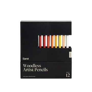 Karst Woodless Artist Pencils - Set of 12