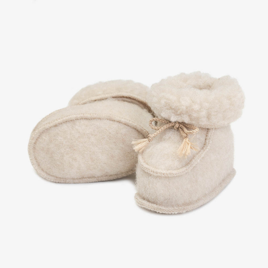 Baby slippers- Beige