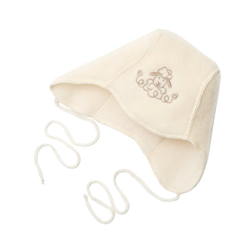 Newborn sheep baby hat  - Ecru