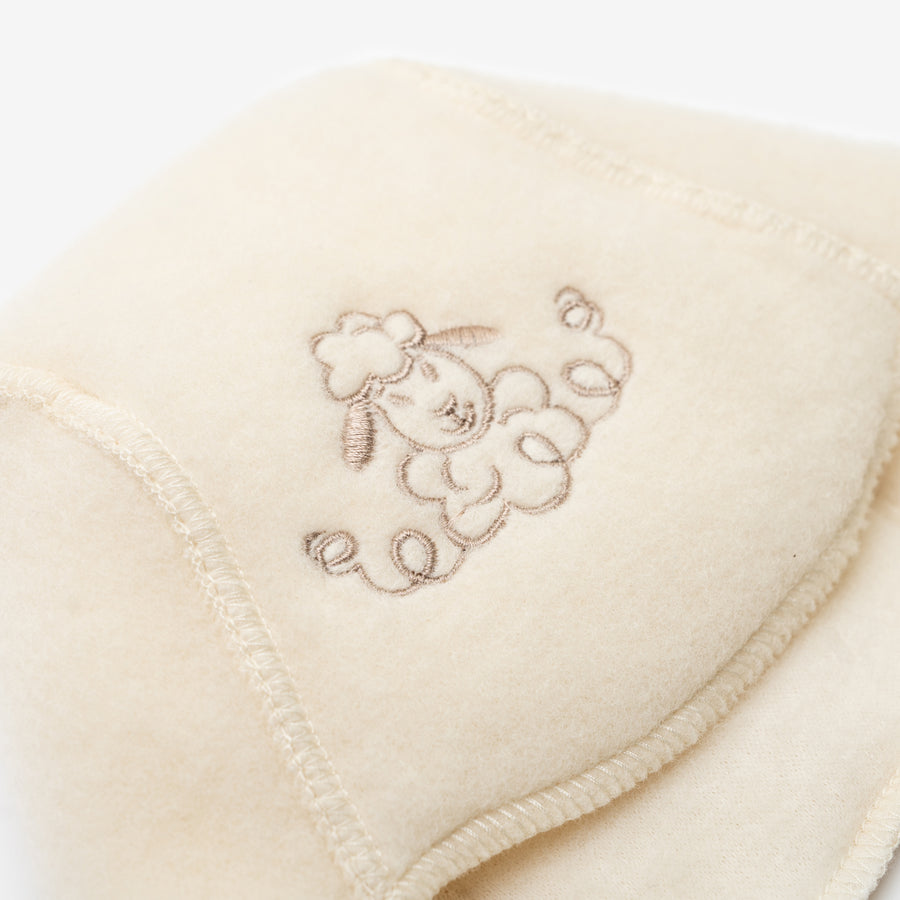 Newborn sheep baby hat  - Ecru