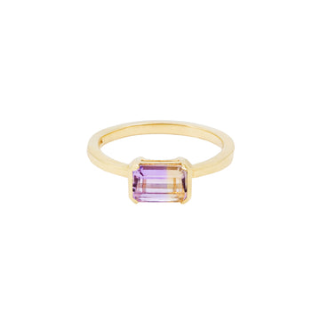 Vivant Ametrine Demi-Bezel Ring - 6.75