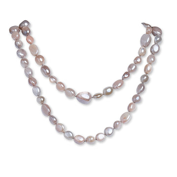 Smooth Peach Coated Moonstone Nugget