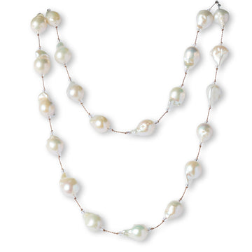 Gramercy White Baroque Pearl Necklace