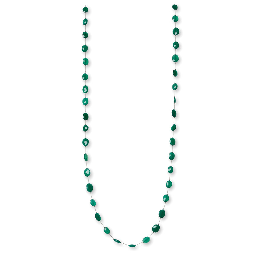 Presale: Faceted Green Onyx Necklace