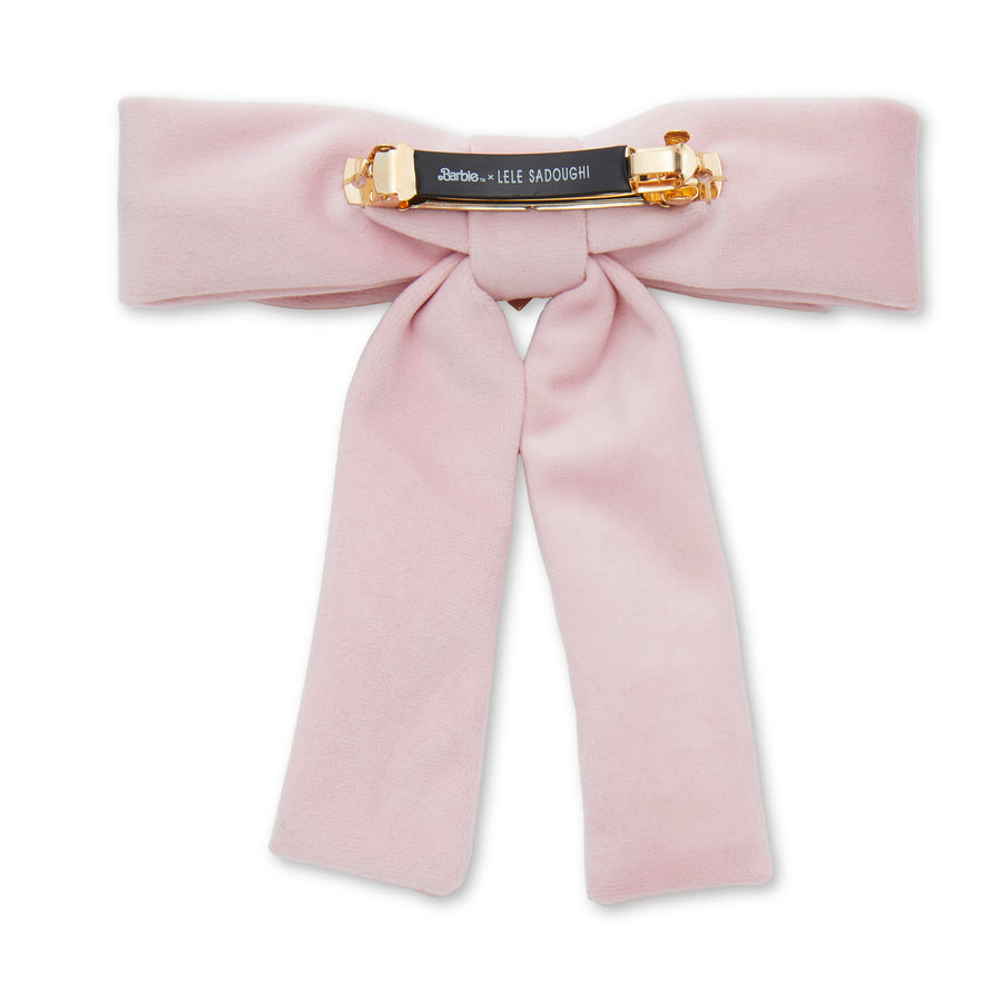 LELE SADOUGHI X BARBIE HEART CHARM BOW BARETTE