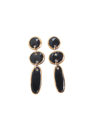 Lara Earrings - Black