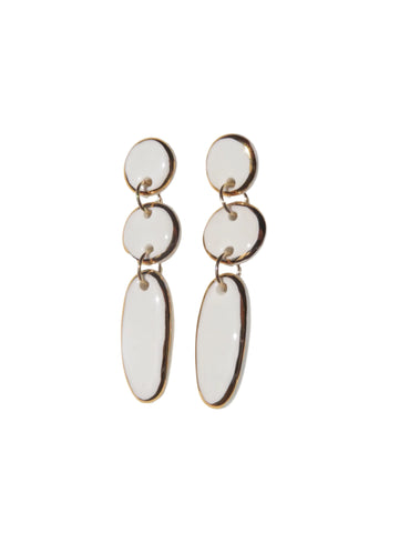 Lara Earrings - White