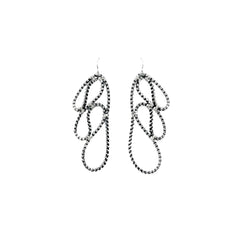 Leaf Earrings - Silver