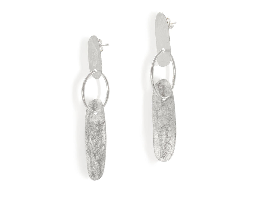 Link Silver Earrings