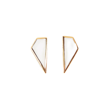 Shard Earrings - White