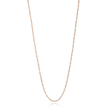 14k Gold with Delicate Bead Pearl Chain