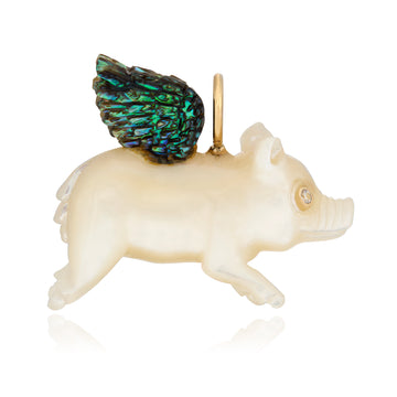 Mother of pearl Flying Pig