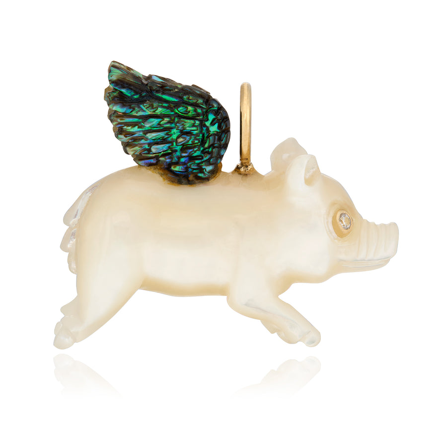 Mother of pearl Flying Pig