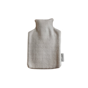MINTA Collection Hot Water Bottle: White Fern