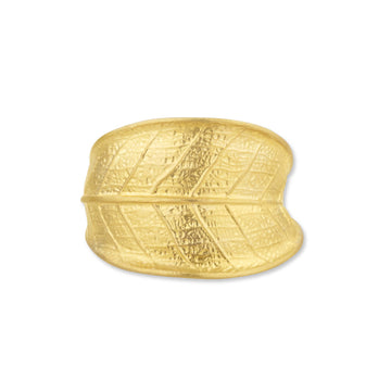 MACHKA PARK CUFF - FUSED GOLD & MATTE STERLING SILVER