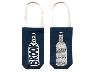 Brooklyn Denim Wine Tote - Denim