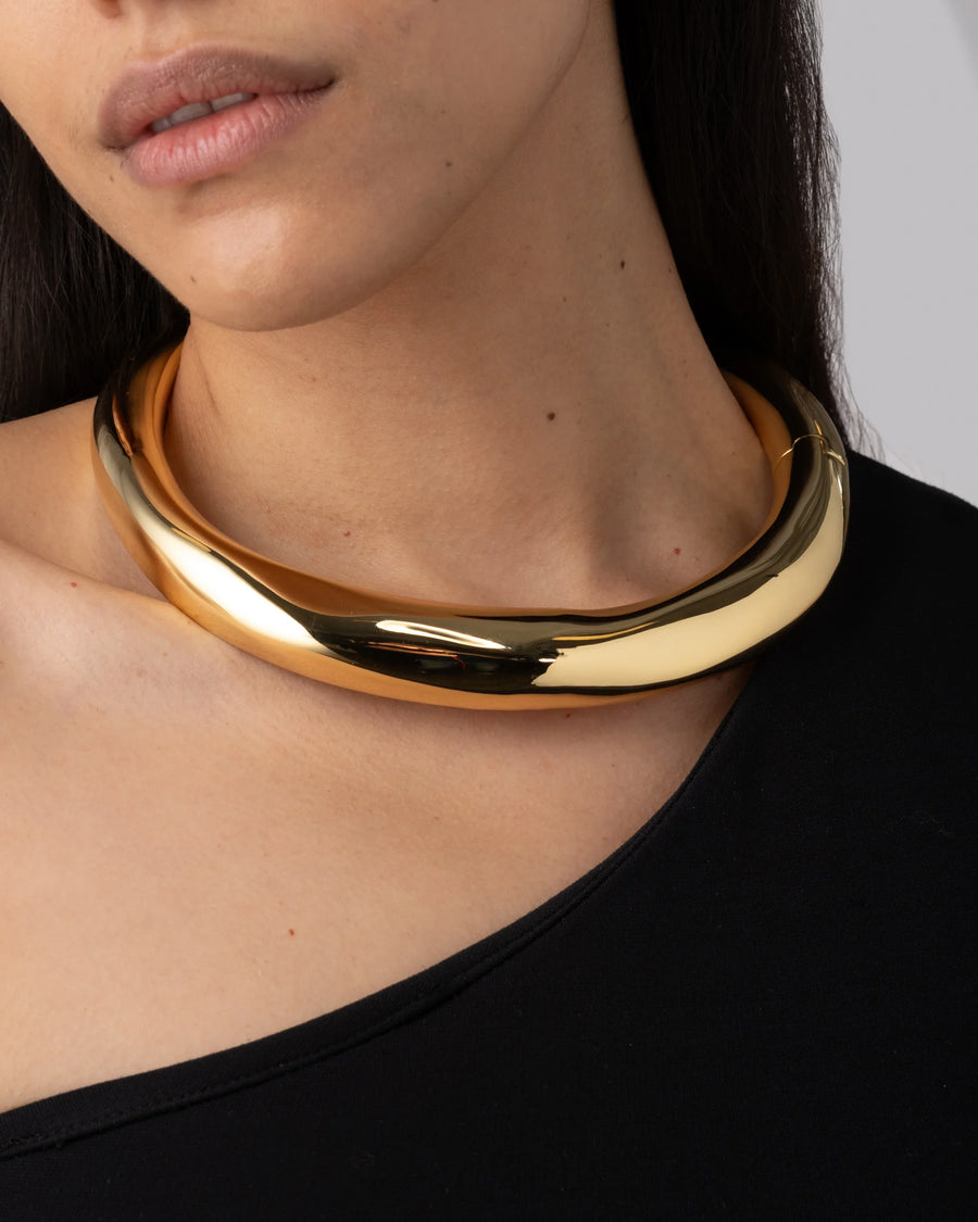 Metal Hinge Collar- Gold