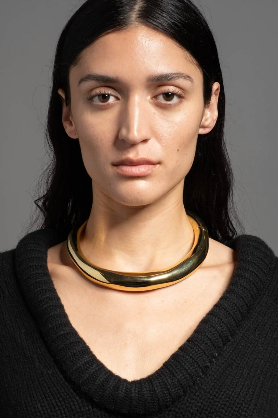 Metal Hinge Collar- Gold