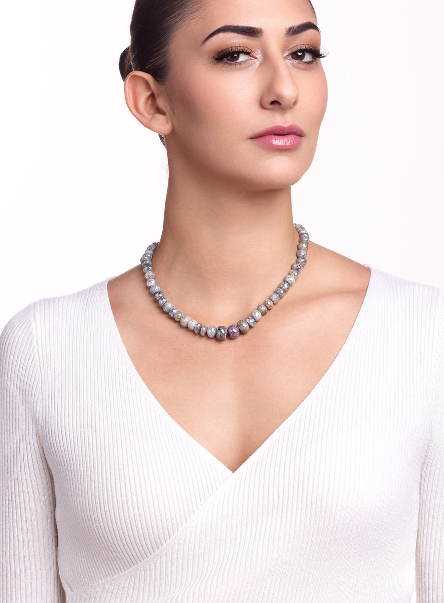 Faceted Coated Multicolor Silverite