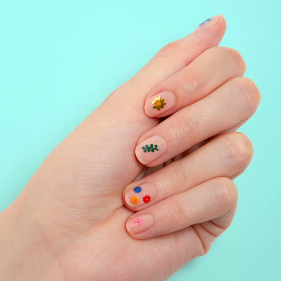 Flower Nail Stickers